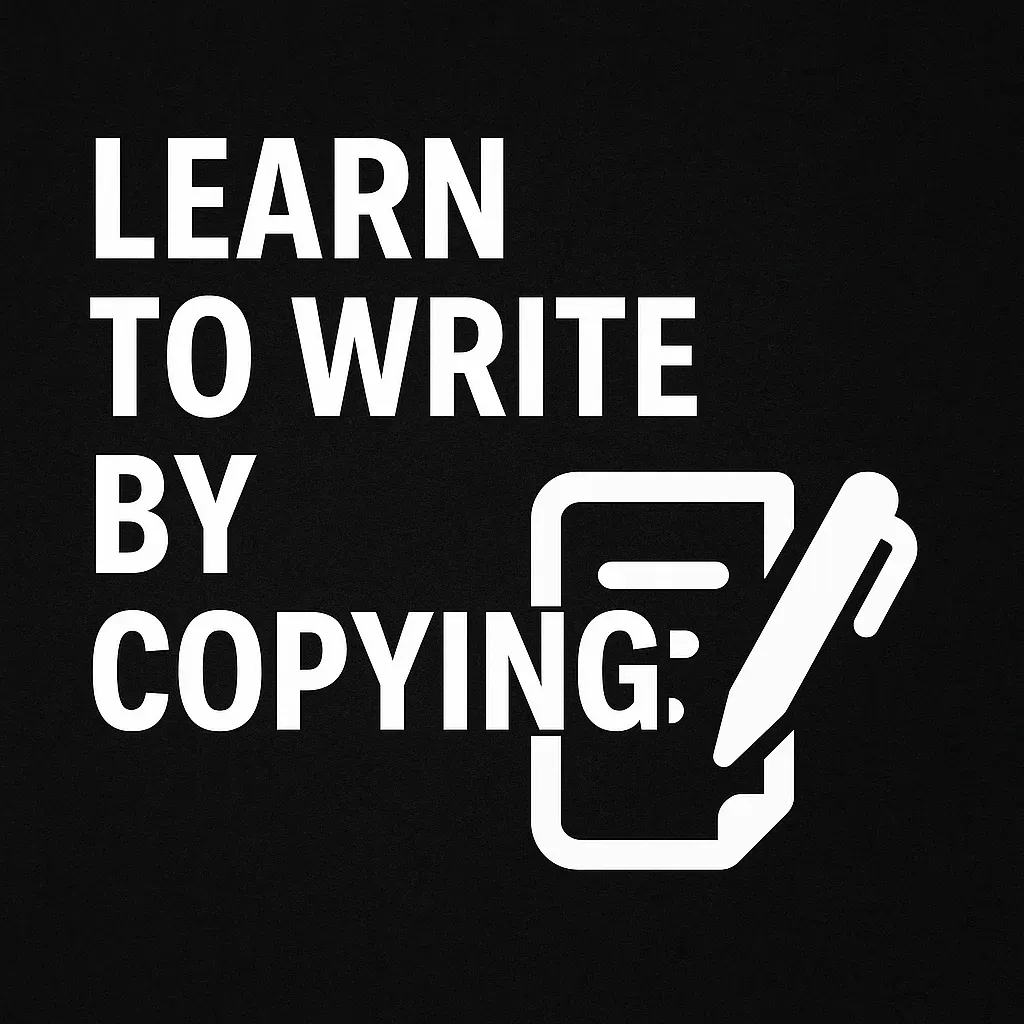 Learn to Write by Copying