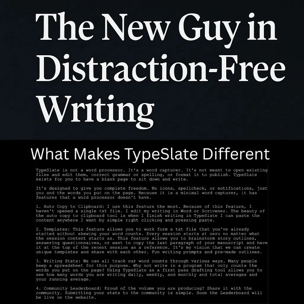 The New Guy in Distraction-Free Writing